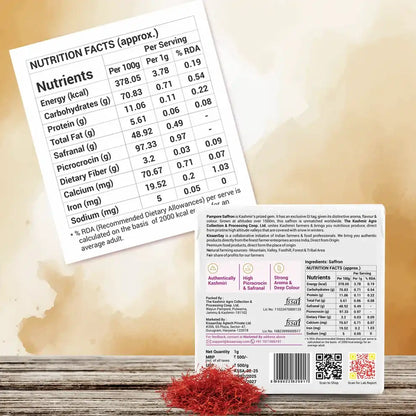 Premium Pampore Saffron - 1g