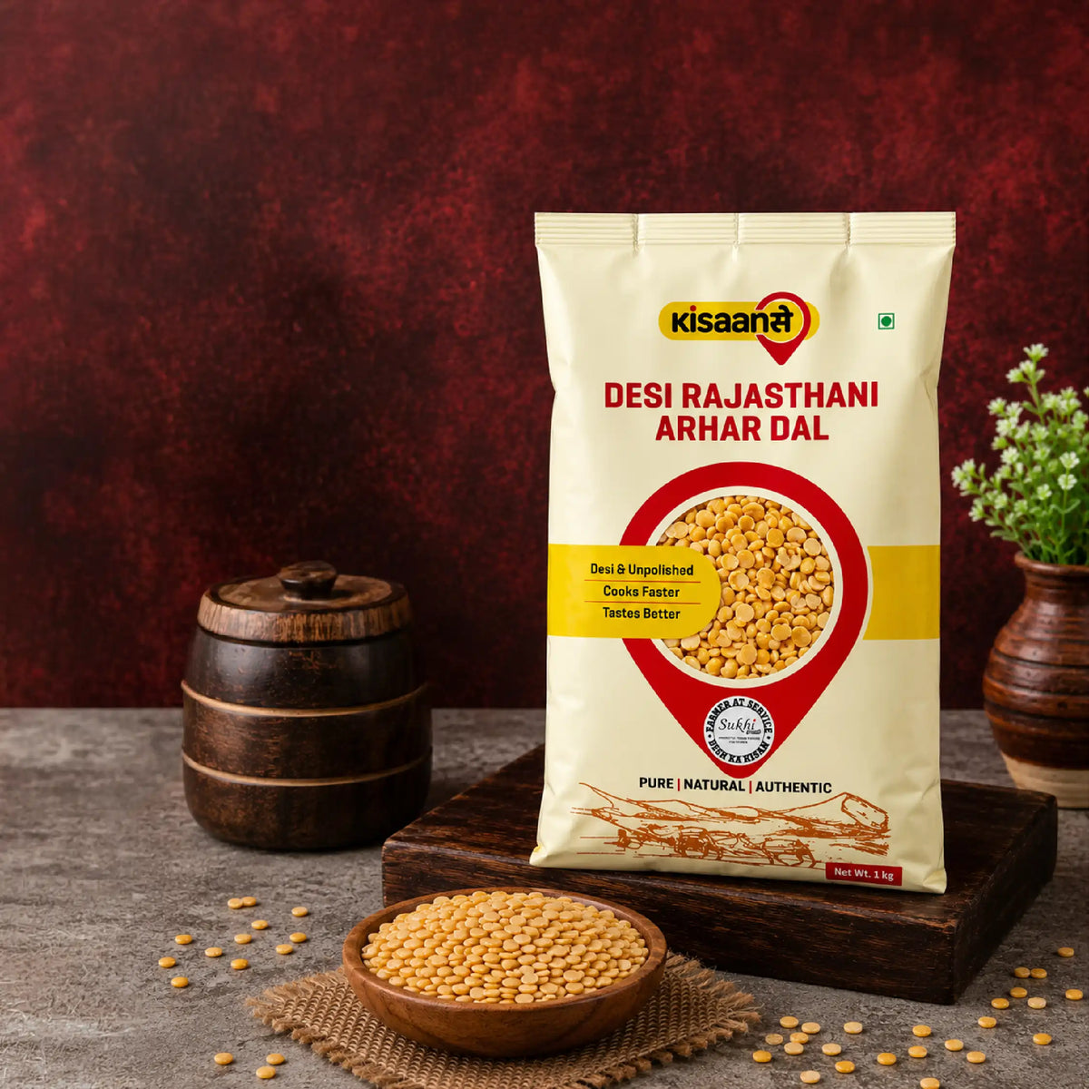 Desi Rajasthani Arhar Dal / Toor Dal