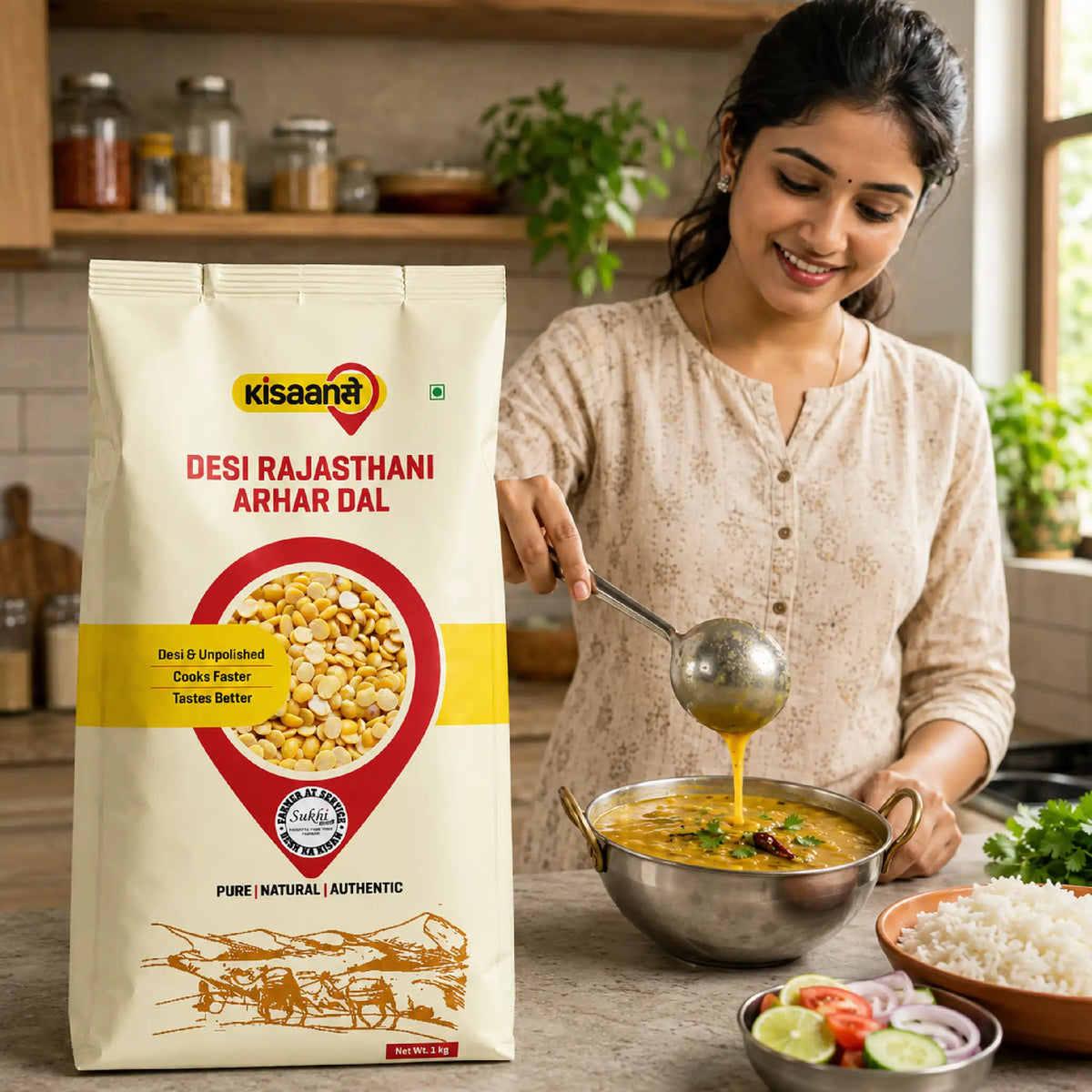 Desi Rajasthani Arhar Dal / Toor Dal