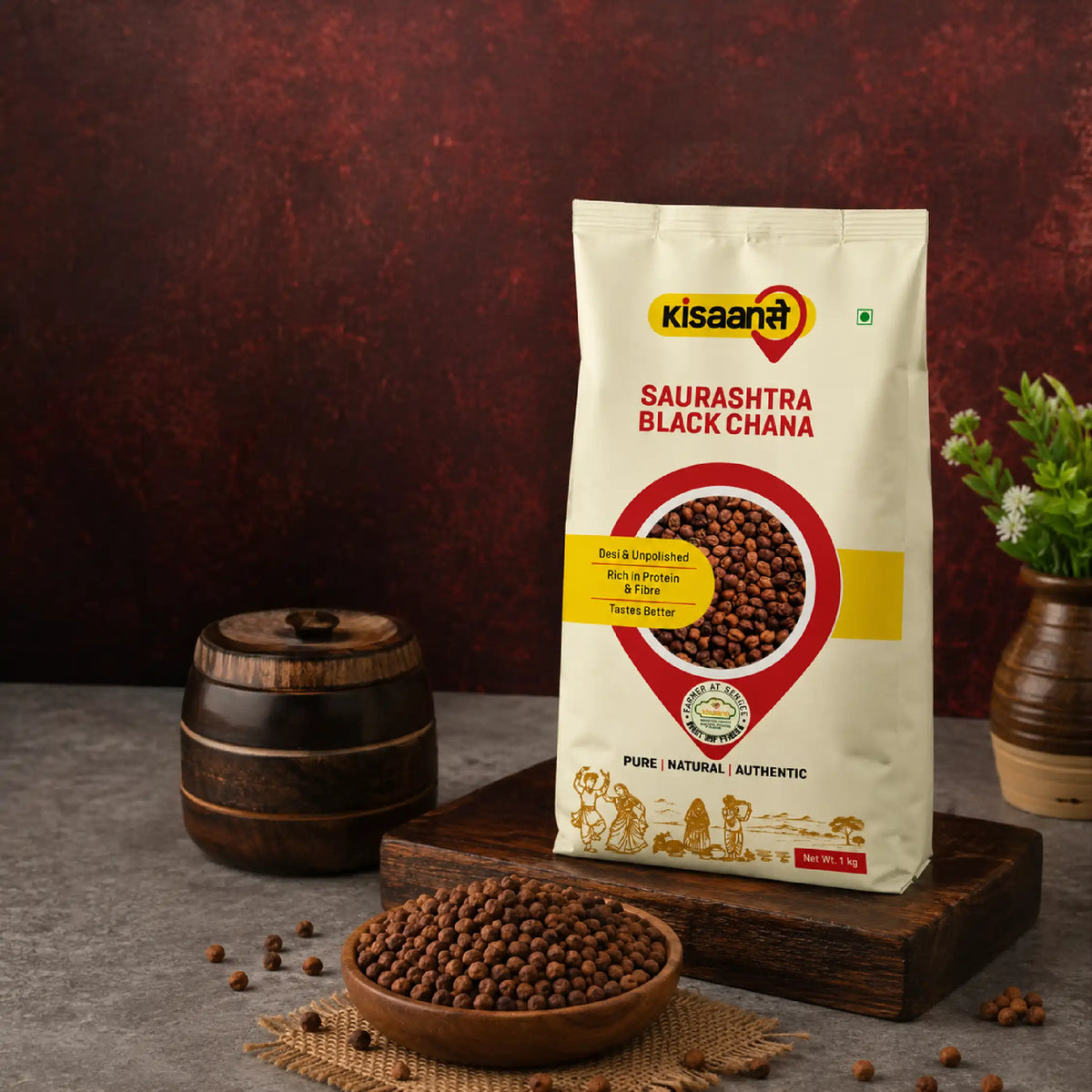 Desi Saurashtra Black Chana
