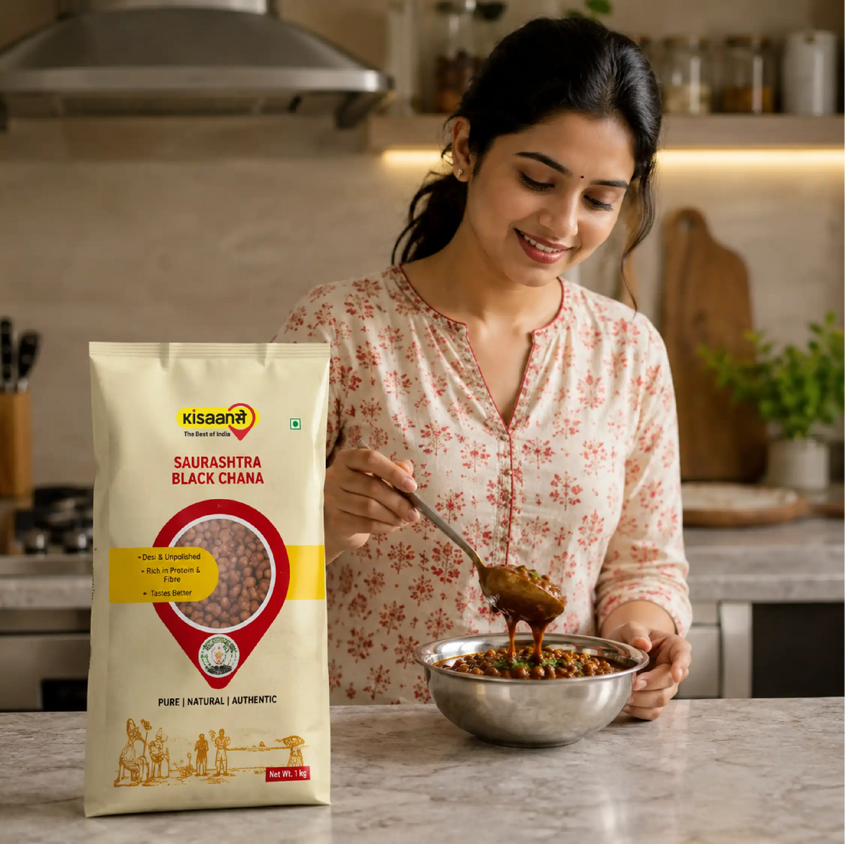 Desi Saurashtra Black Chana