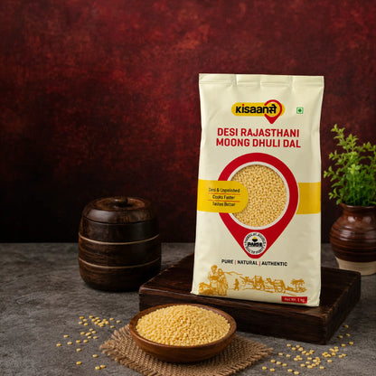 Desi Rajasthani Moong Dhuli Dal