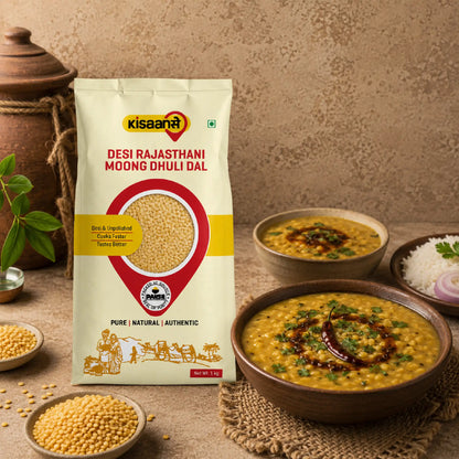 Desi Rajasthani Moong Dhuli Dal