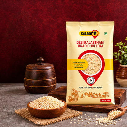 Desi Rajasthani Urad Dhuli Dal