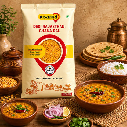 Desi Rajasthani Chana Dal