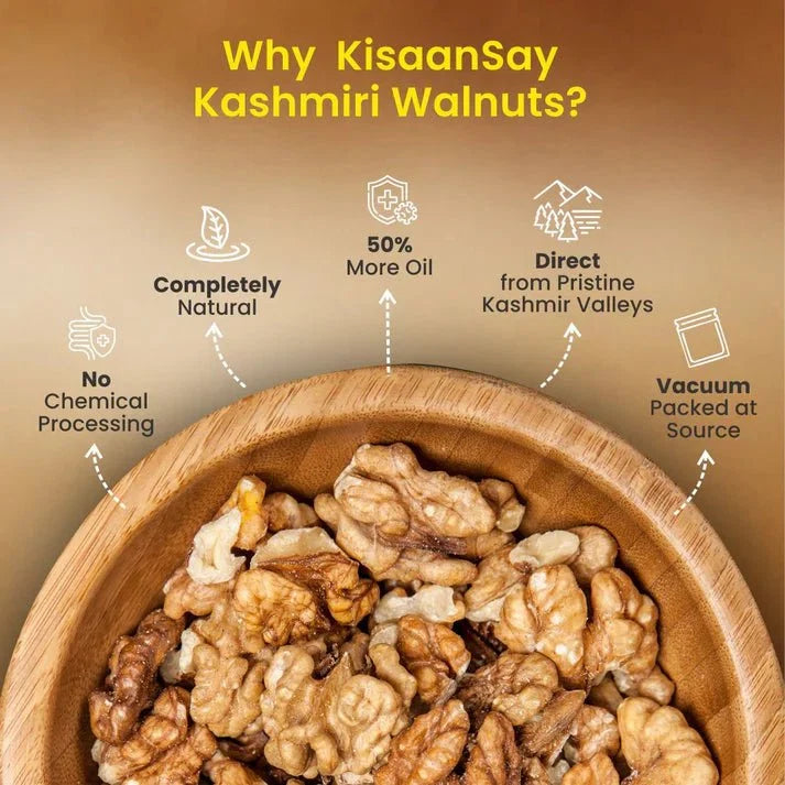 Dry Fruit Combo | Mamra 250g | Walnut 250g | Black Raisins 250g - KisaanSay
