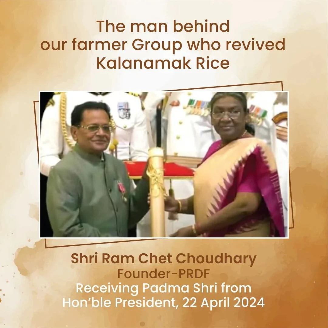 Gorakhpur Kalanamak Rice | Diabetic Friendly | Low GI | High Protein, Fibre & Iron | Aromatic & Tasty - KisaanSay