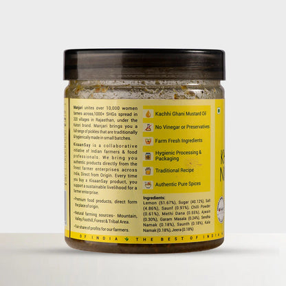 Rajasthani Khatta Meetha Nimbu Achaar