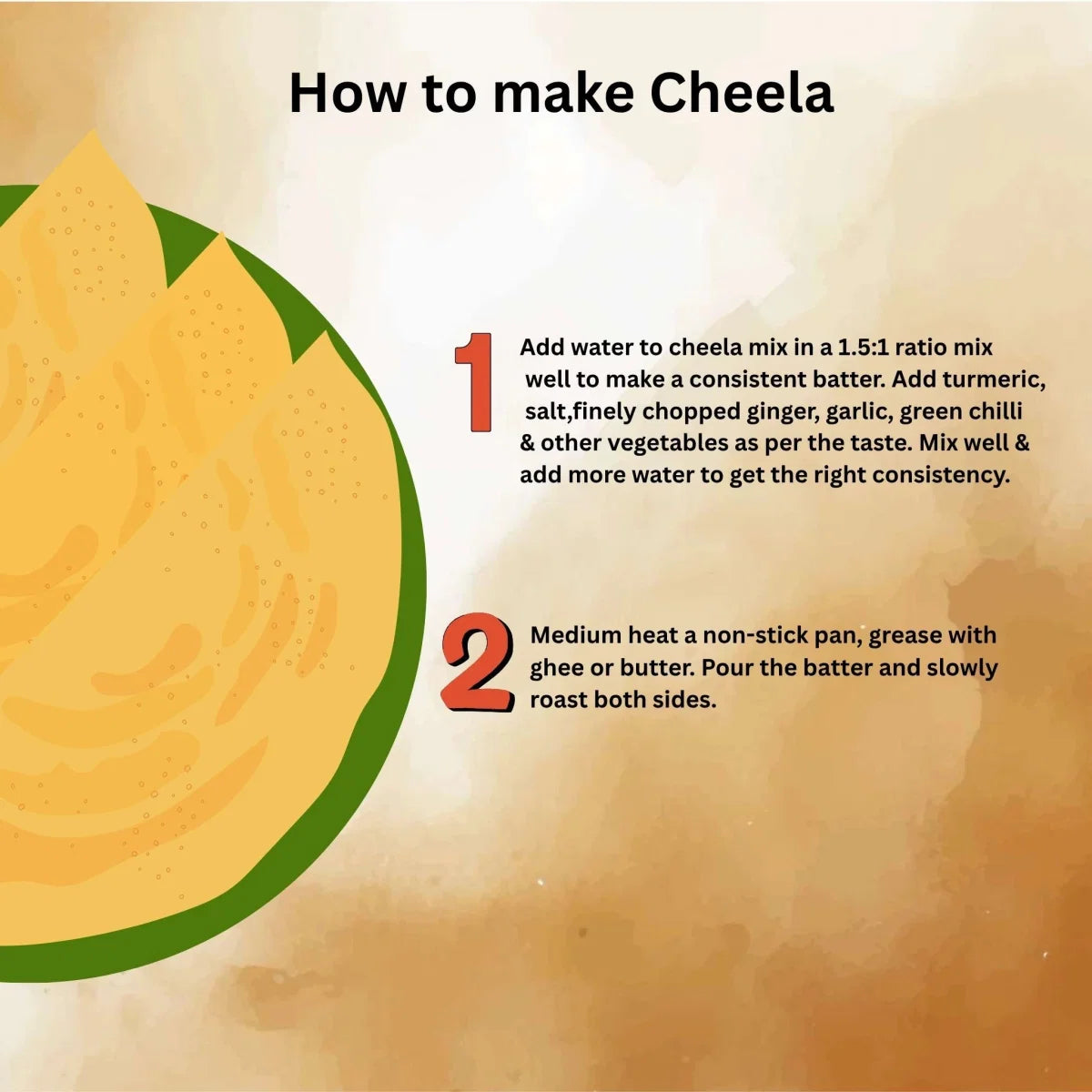 Nasta Fasta Moong - Millet Cheela Mix - KisaanSay