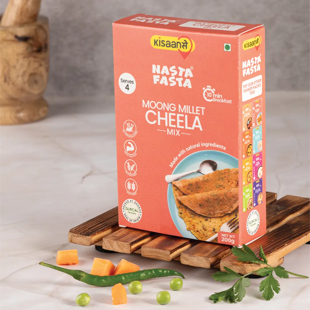 Nasta Fasta Moong-Millet Cheela Mix