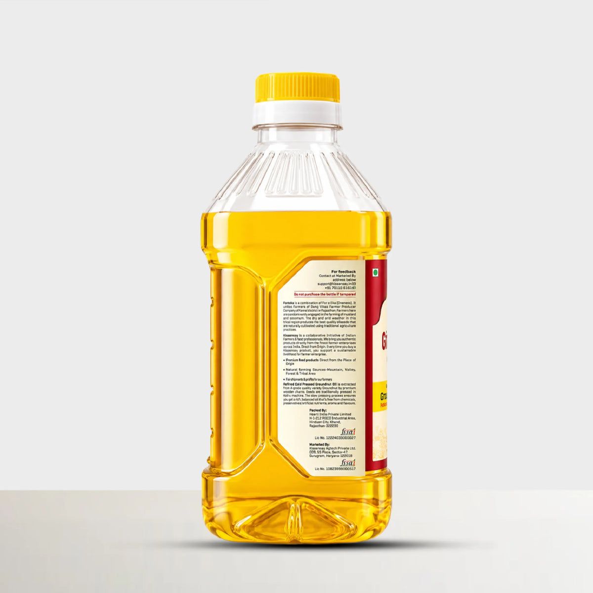Rajasthani Cold Pressed Groundnut Oil - Wood Pressed