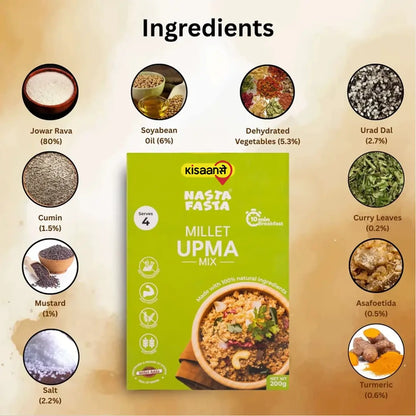 Nasta Fasta Millet Upma Mix