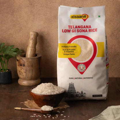 Telangana Low GI Sona Rice